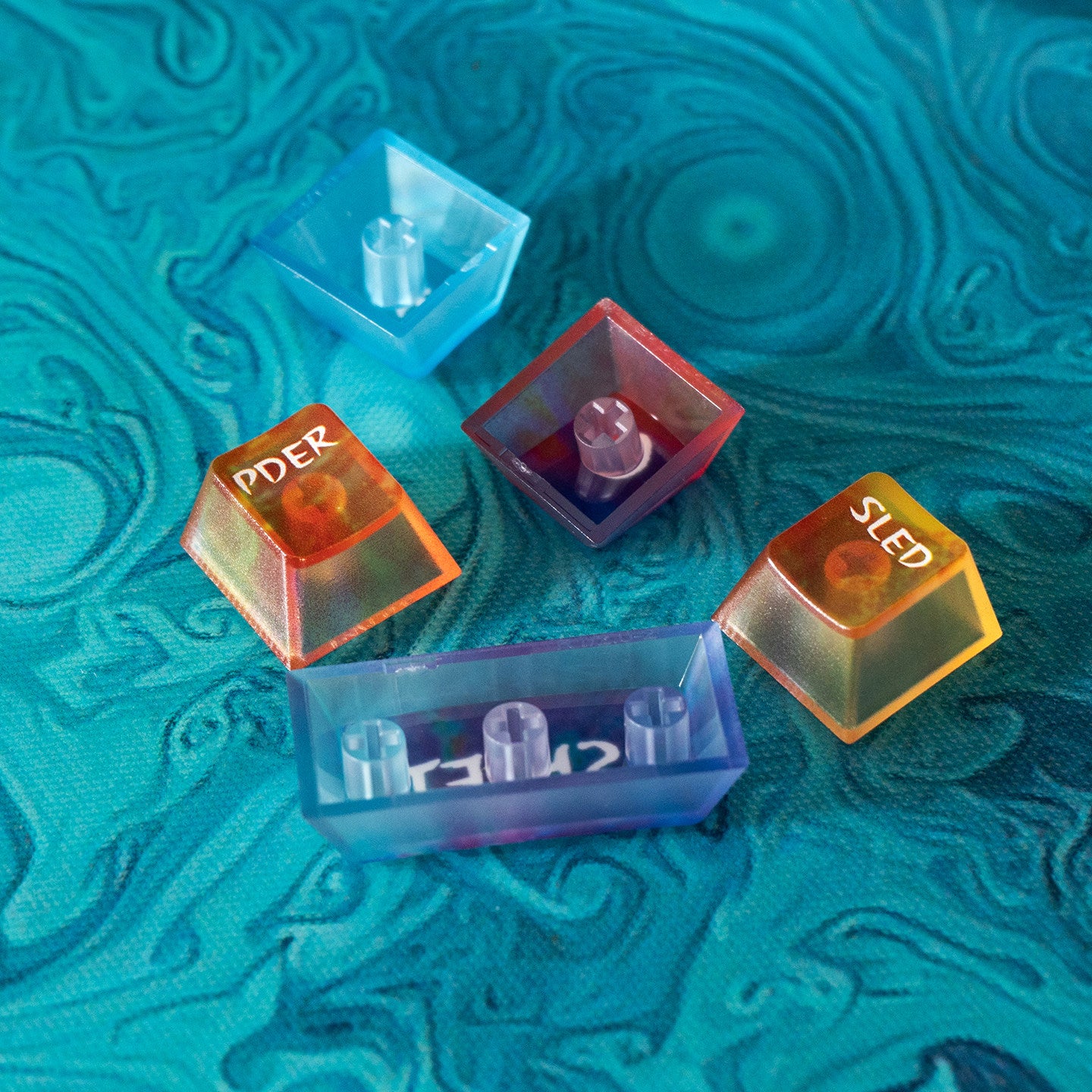 Kaizhou Gradient Frosted Translucent Keycaps - Diykeycap