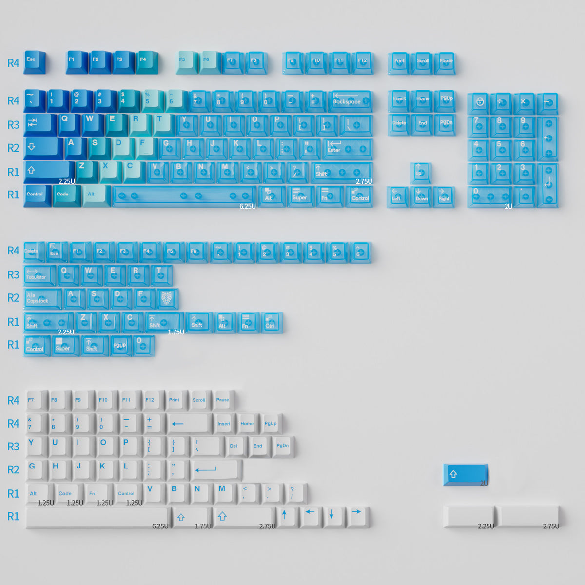 Original Snow Mountain Keycap - Diykeycap