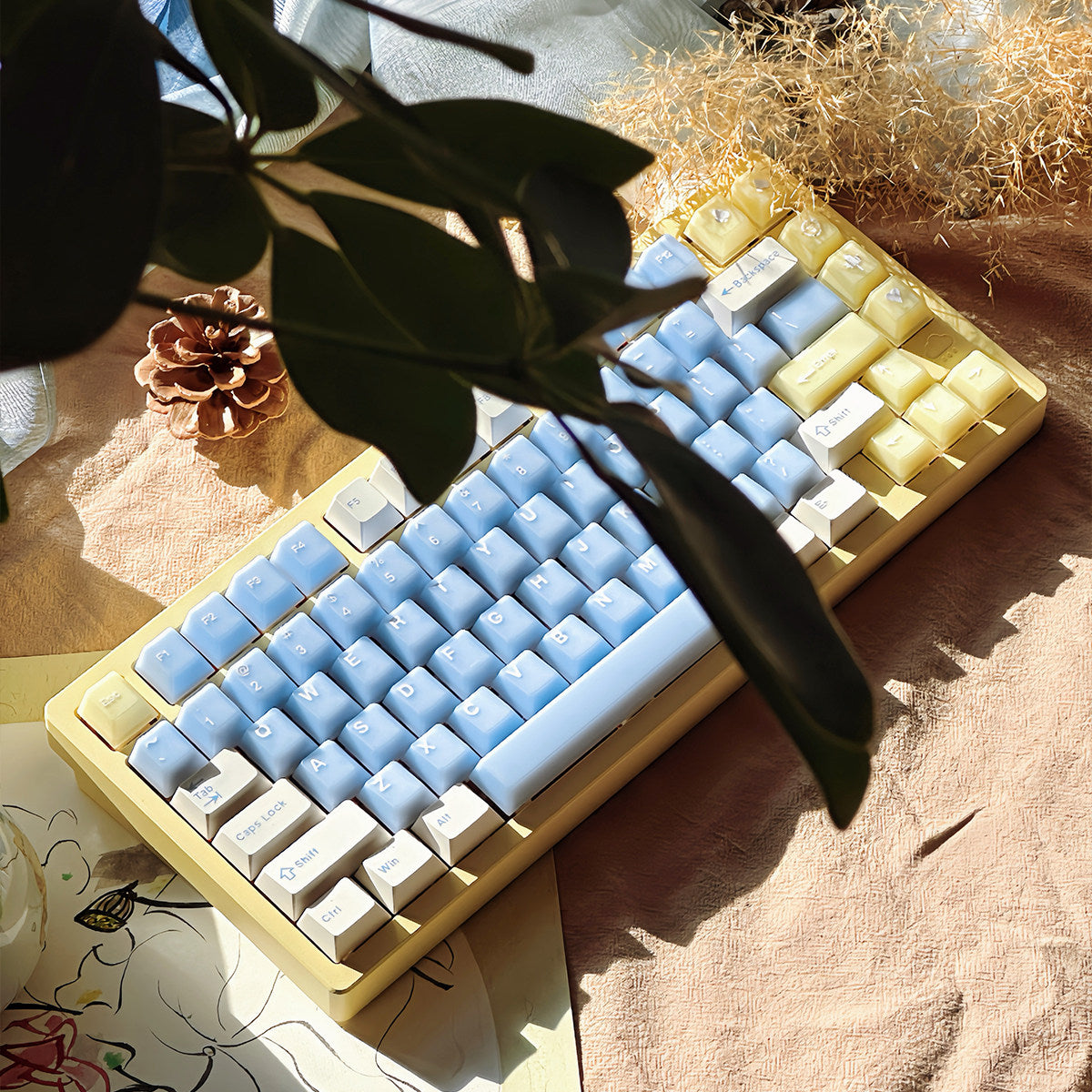 Sea Salt Soda keycaps - Diykeycap