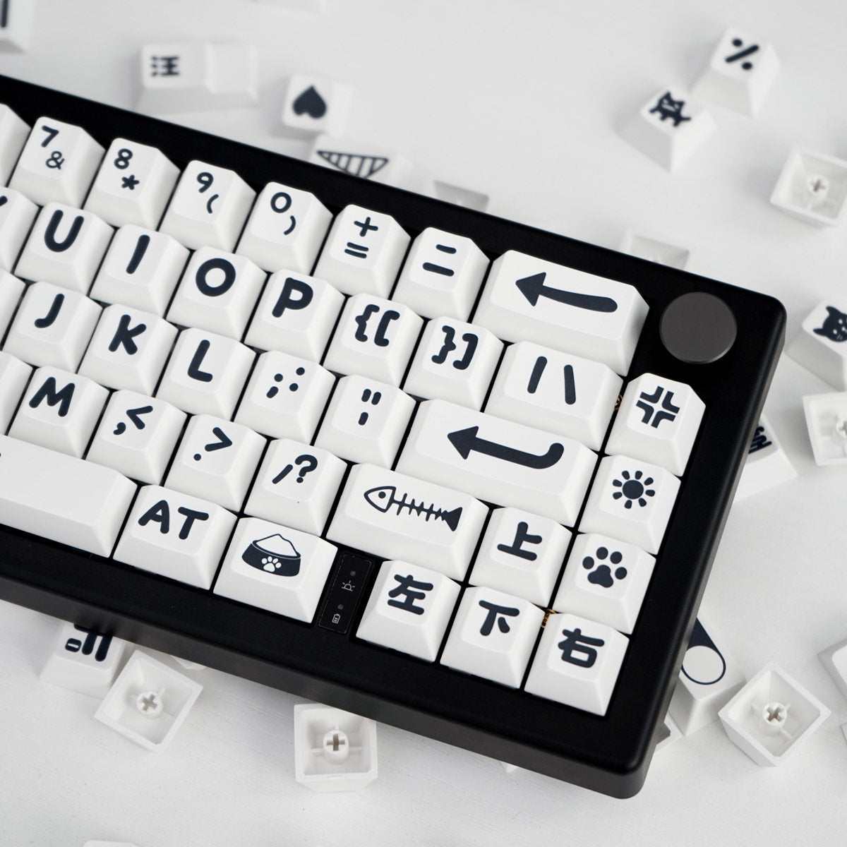Party Animals Theme Large Font Keycaps - Diykeycap
