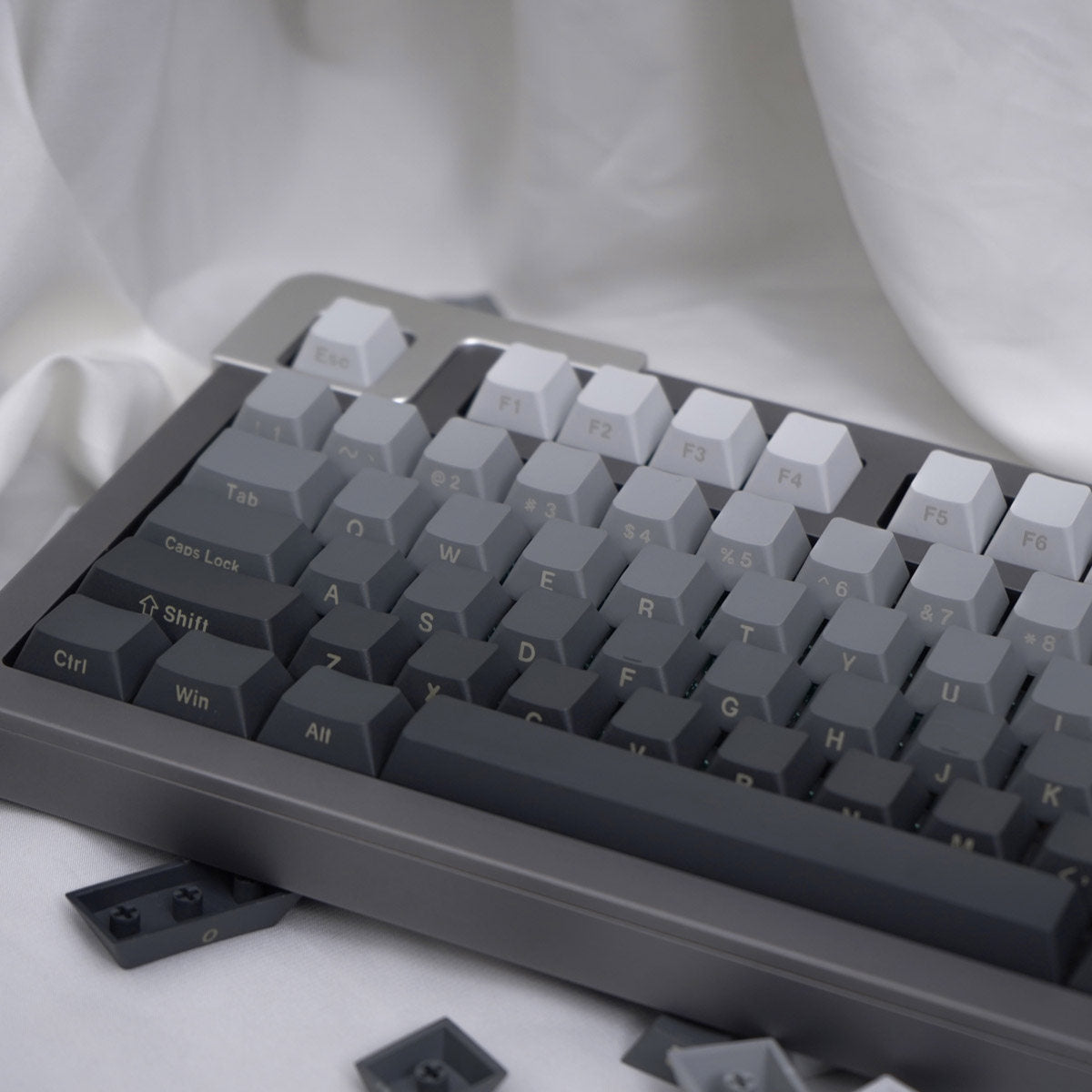 Black Grey Gradient keycaps - Diykeycap