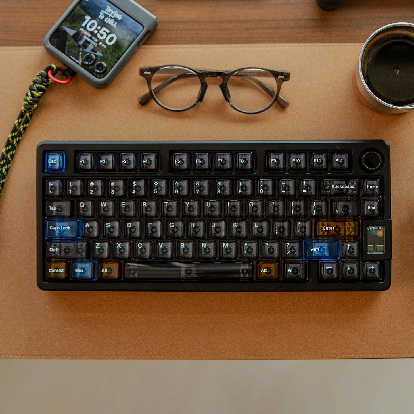 Stellar Clear PC Keycaps - Diykeycap