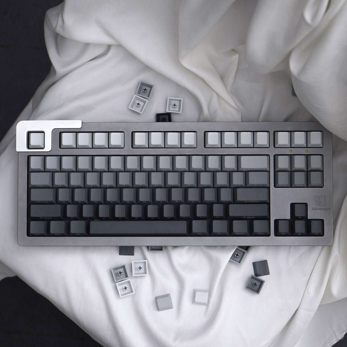 Black Grey Gradient keycaps - Diykeycap