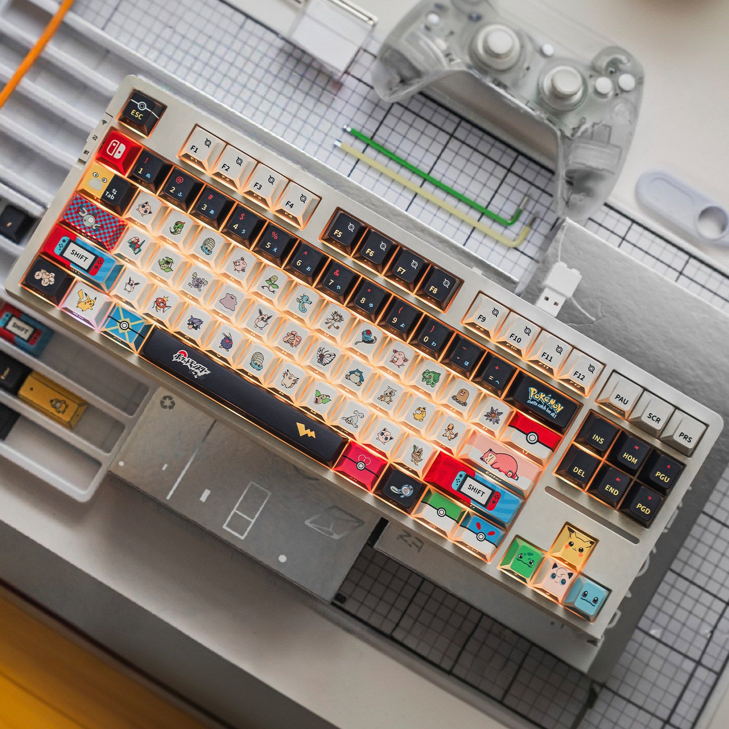 Pokémon - Trill keycaps