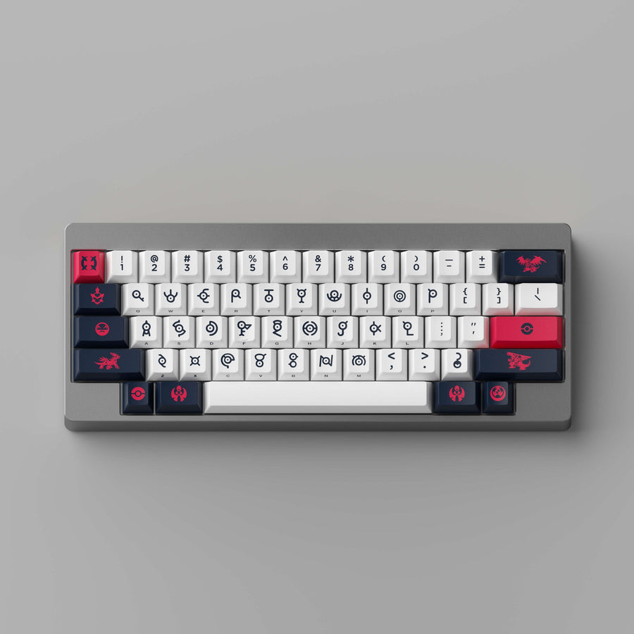 Linux Font Keycaps カスタムキーキャップ|キーキャップセット 独自のスタイルキーボード|60鍵盤用キーキャップ