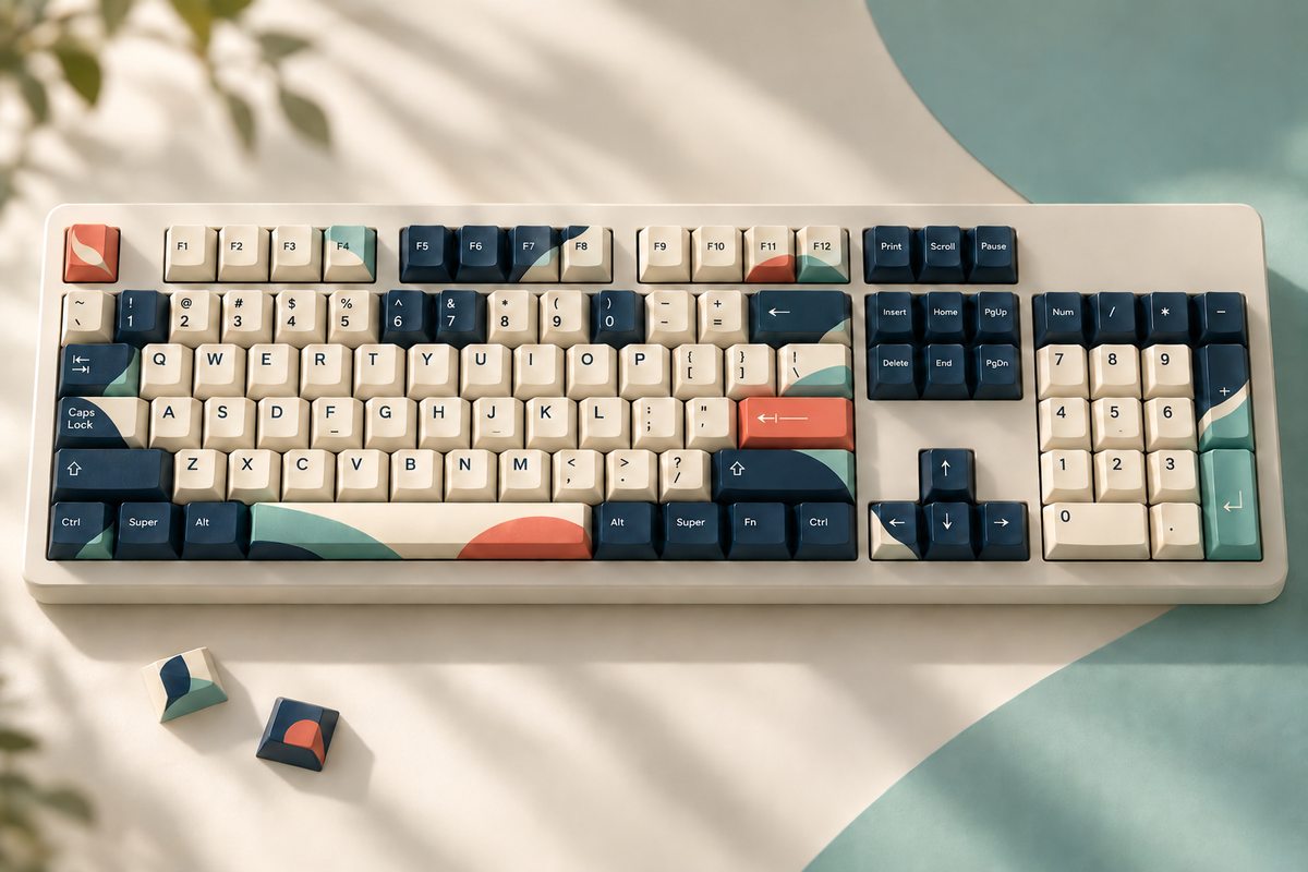Full-size ANSI keycap design concept.