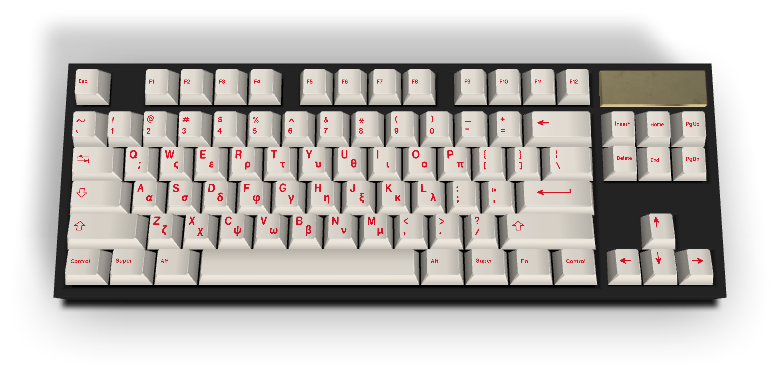 Touche personnalisée n° 3407 - Diykeycap
