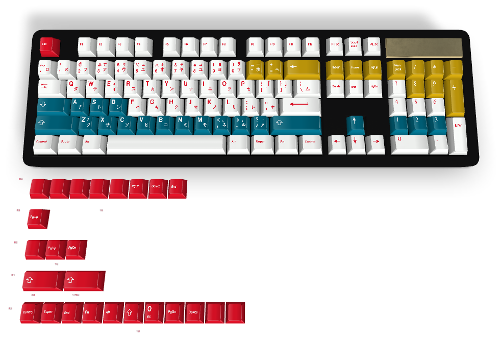 Keycap personnalisé n° 3455 - Diykeycap