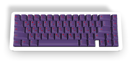 Custom #666 PBT Keycap 129 Keys keycaps Cherry Profile DYE-SUB ...