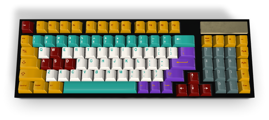 Touche personnalisée n° 3401 - Diykeycap