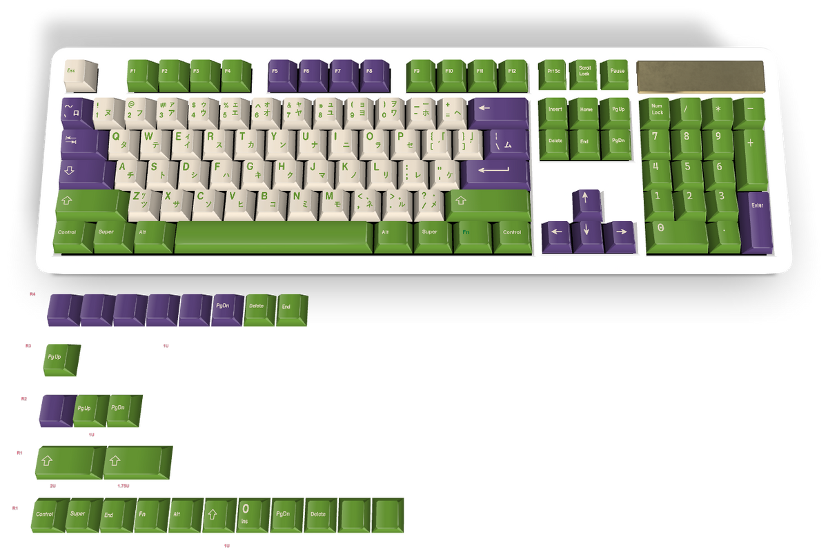 Custom #591 PBT Keycap 129 Keys keycaps Cherry Profile DYE-SUB ...