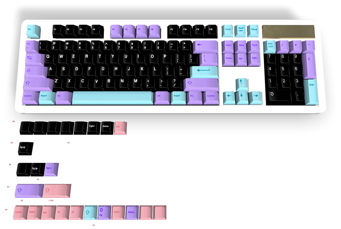 Touche personnalisée #355 - Diykeycap