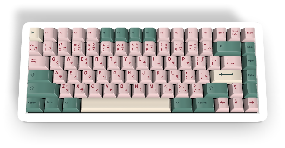 Custom #702 PBT Keycap 129 Keys keycaps Cherry Profile DYE-SUB ...