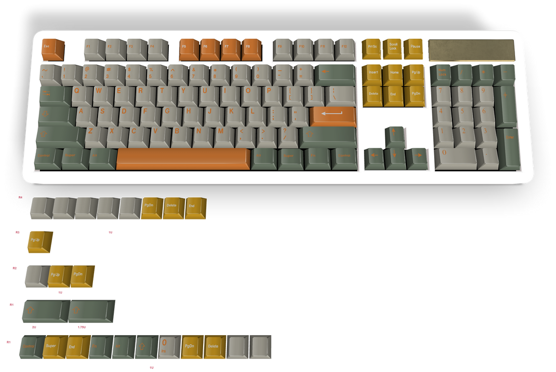 Touche personnalisée #3383 - Diykeycap