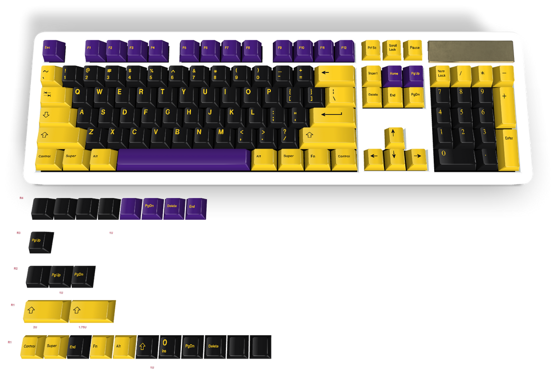 Touche personnalisée n° 3413 - Diykeycap