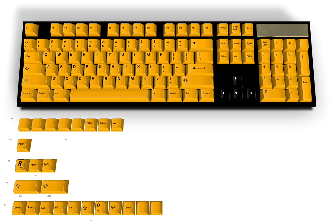 Touche personnalisée n° 618 - Diykeycap