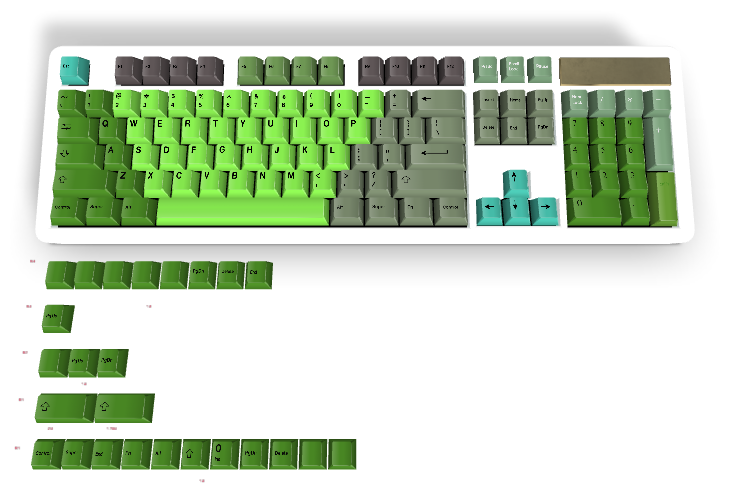Touche personnalisée n° 3412 - Diykeycap