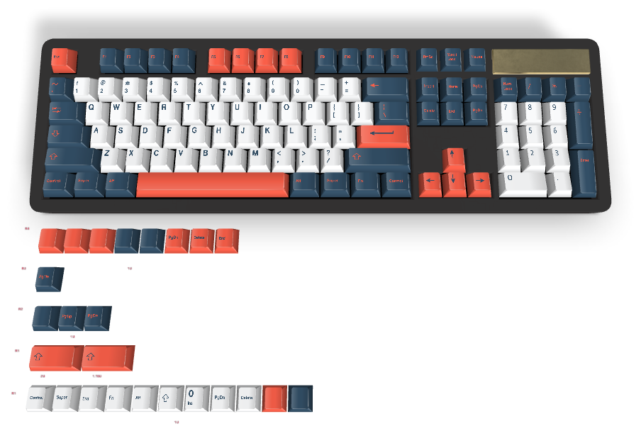 Touche personnalisée n° 573 - Diykeycap