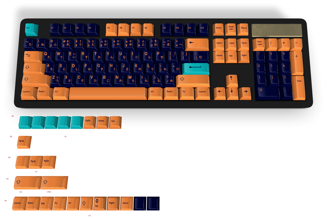 Touche personnalisée n° 625 - Diykeycap
