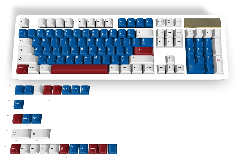 Touche personnalisée n° 35 - Diykeycap