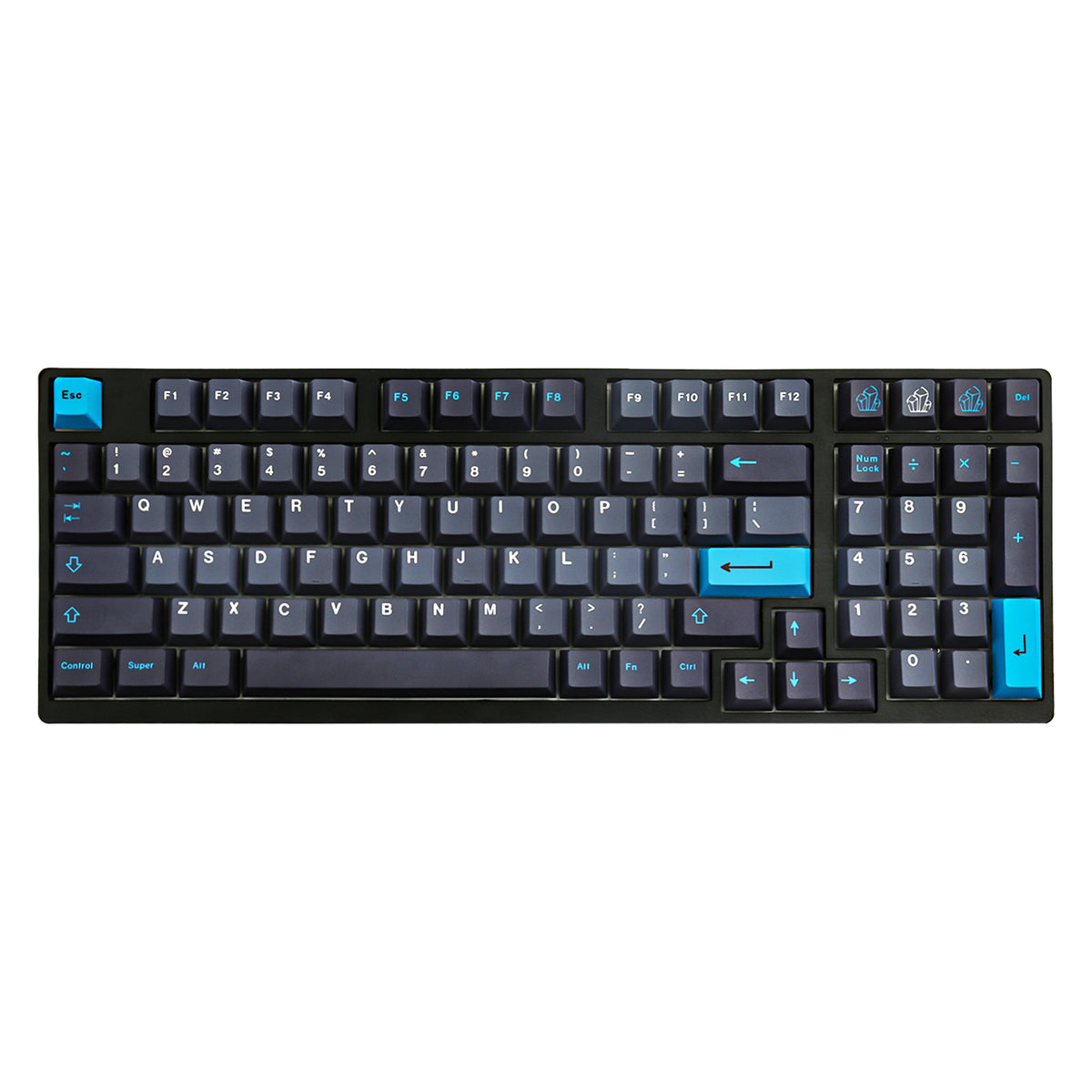 PBT Umbra keycaps,129 Keys keycaps Cherry Profile DYE-SUB Personalized ...