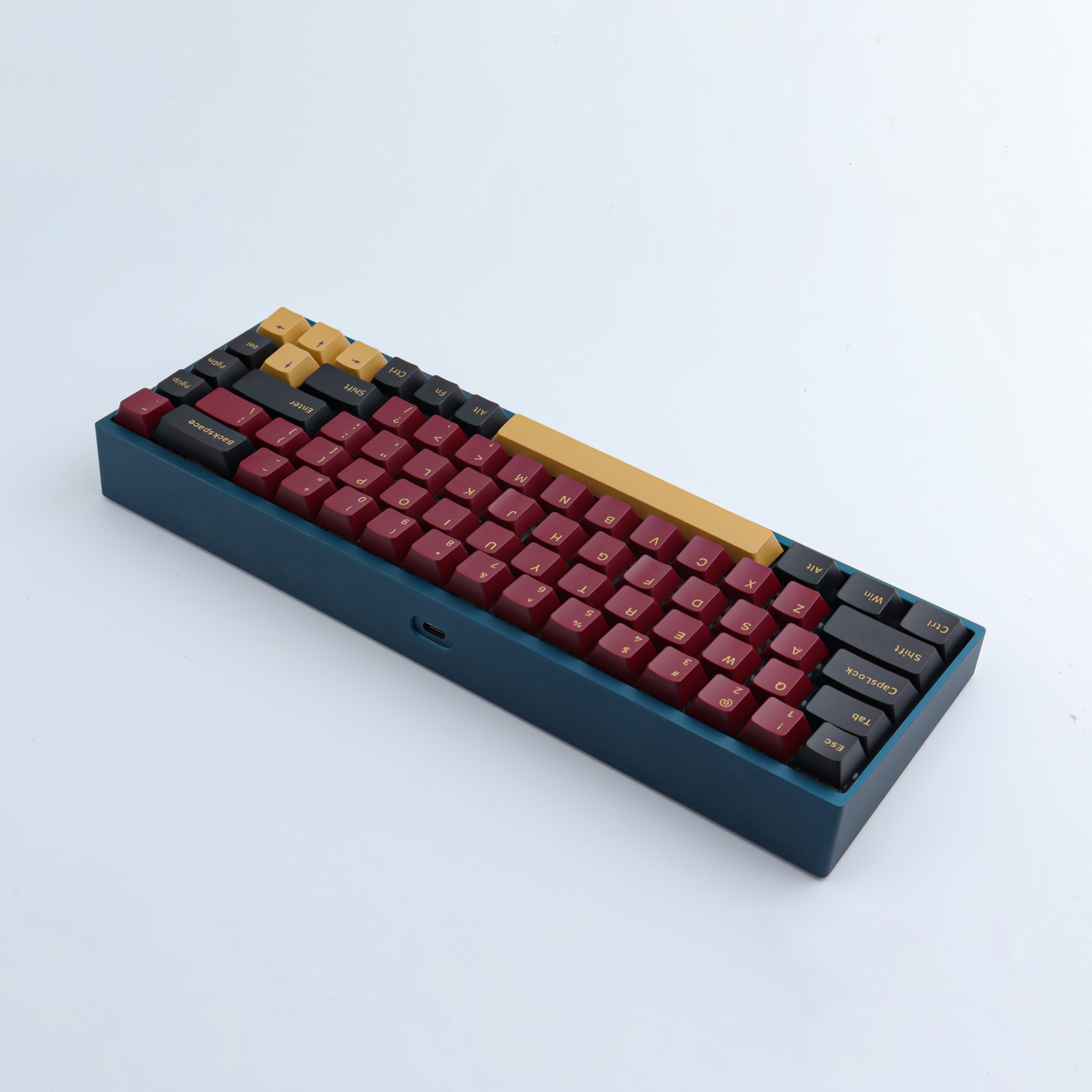 Double shot PBT Red Samurai - Diykeycap