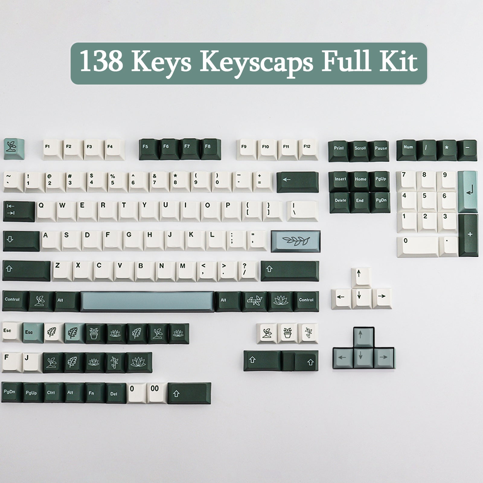 Botanical Keycaps Set - Diykeycap