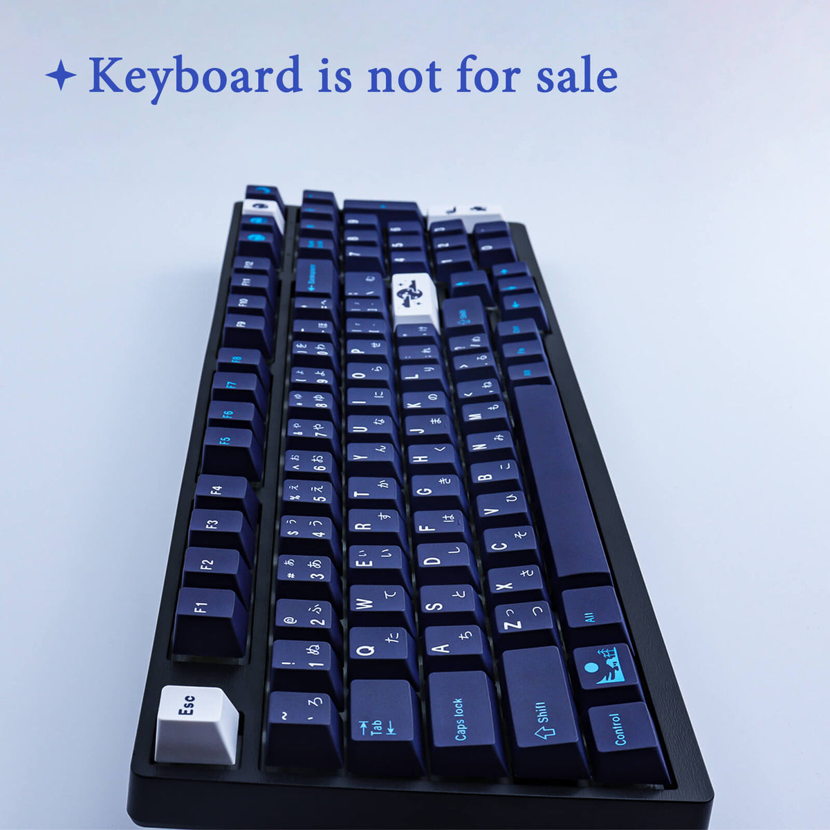 129 Keys PBT DYE-SUB Blue Hell/Blue moon keycaps | Diykeycap