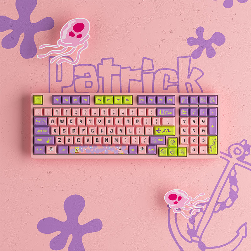 Akko SpongeBob Keyboard/Keycaps - Diykeycap