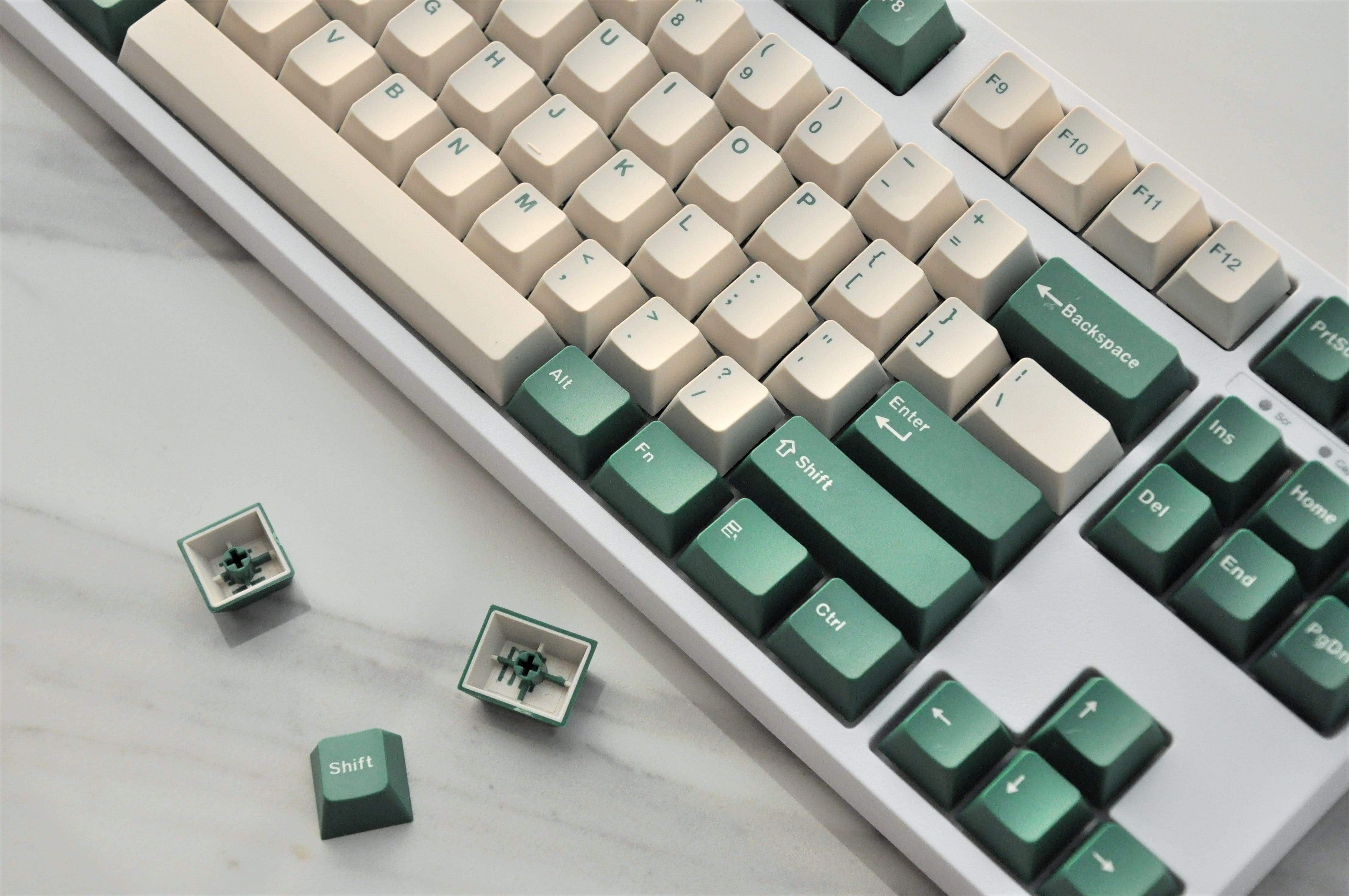 Mechanical keyboard keycap Nautilus graphite green Christmas - Diykeycap