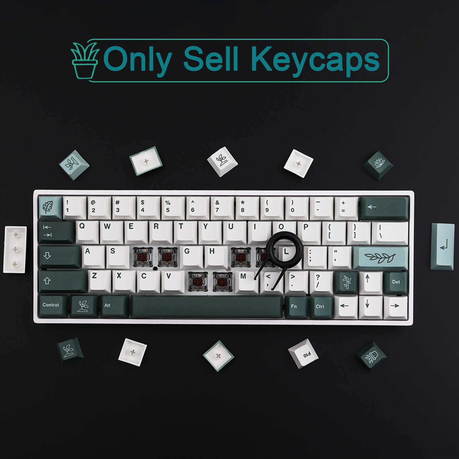 Botanical Keycaps Set - Diykeycap