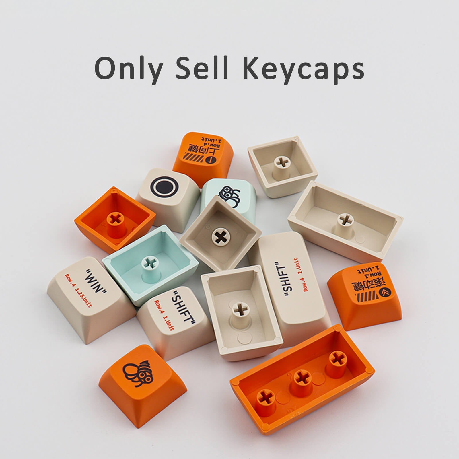 PBT Plastic Keycaps Set - Diykeycap