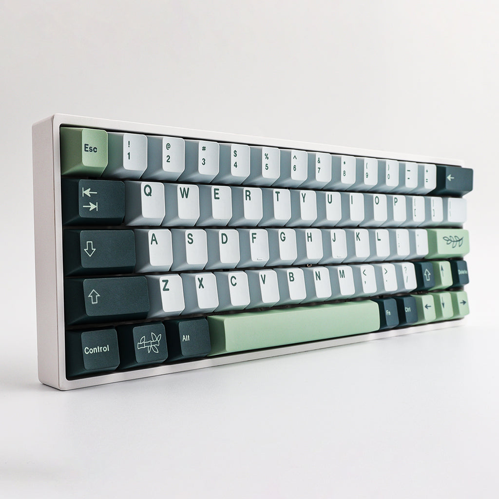 Botanical(Grass green) Keycaps Set | Diykeycap