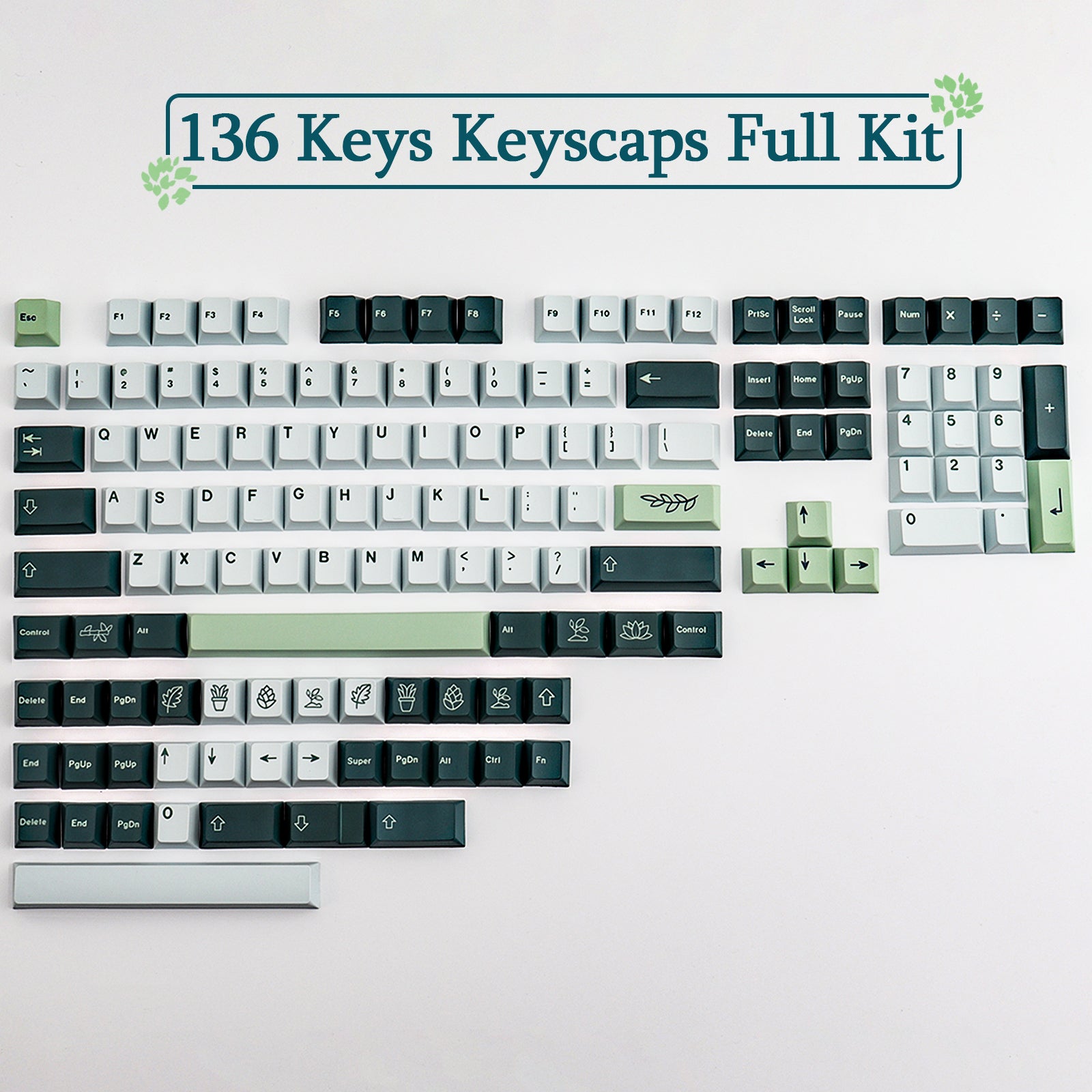 Botanical Keycaps Set - Diykeycap