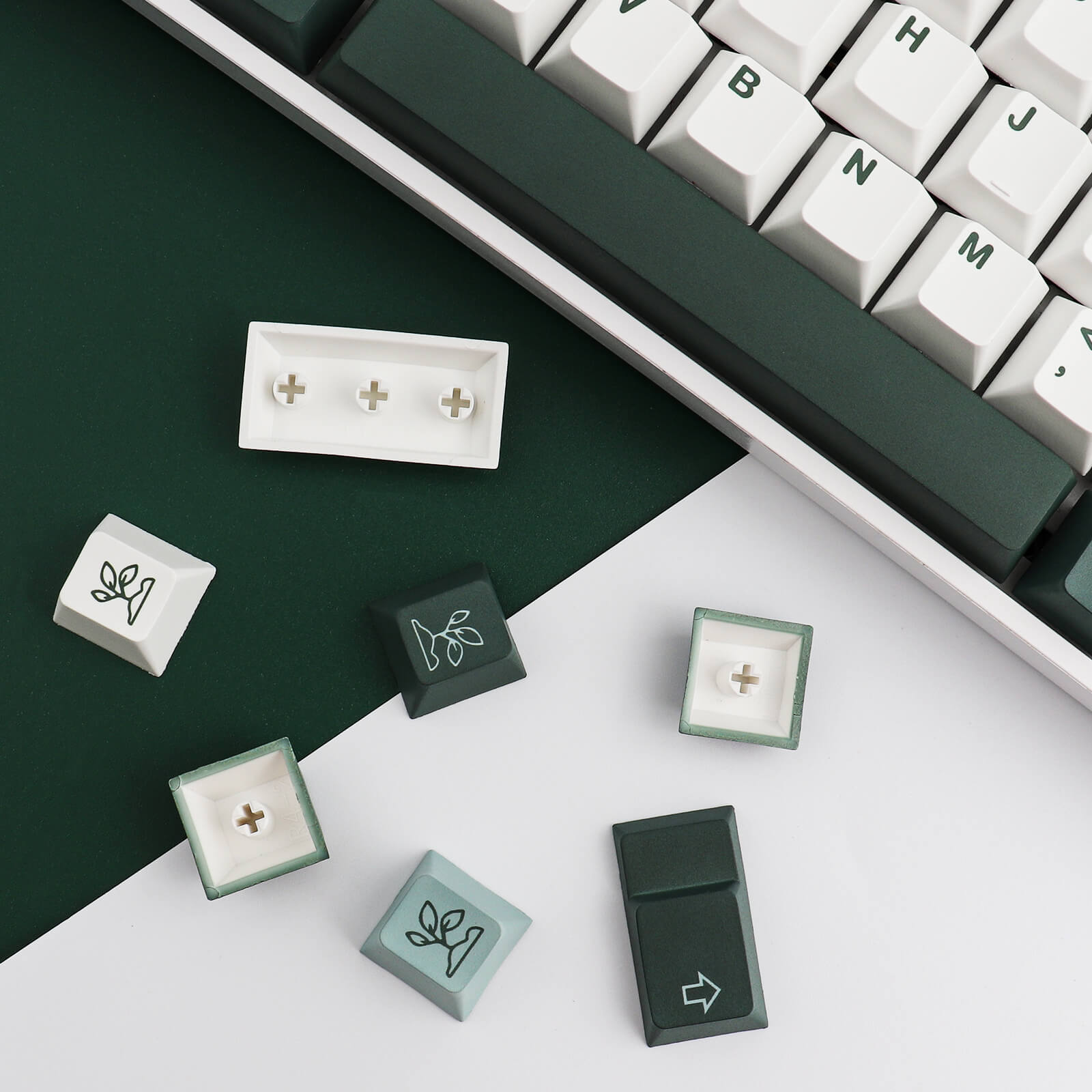 Botanical Keycaps Set - Diykeycap