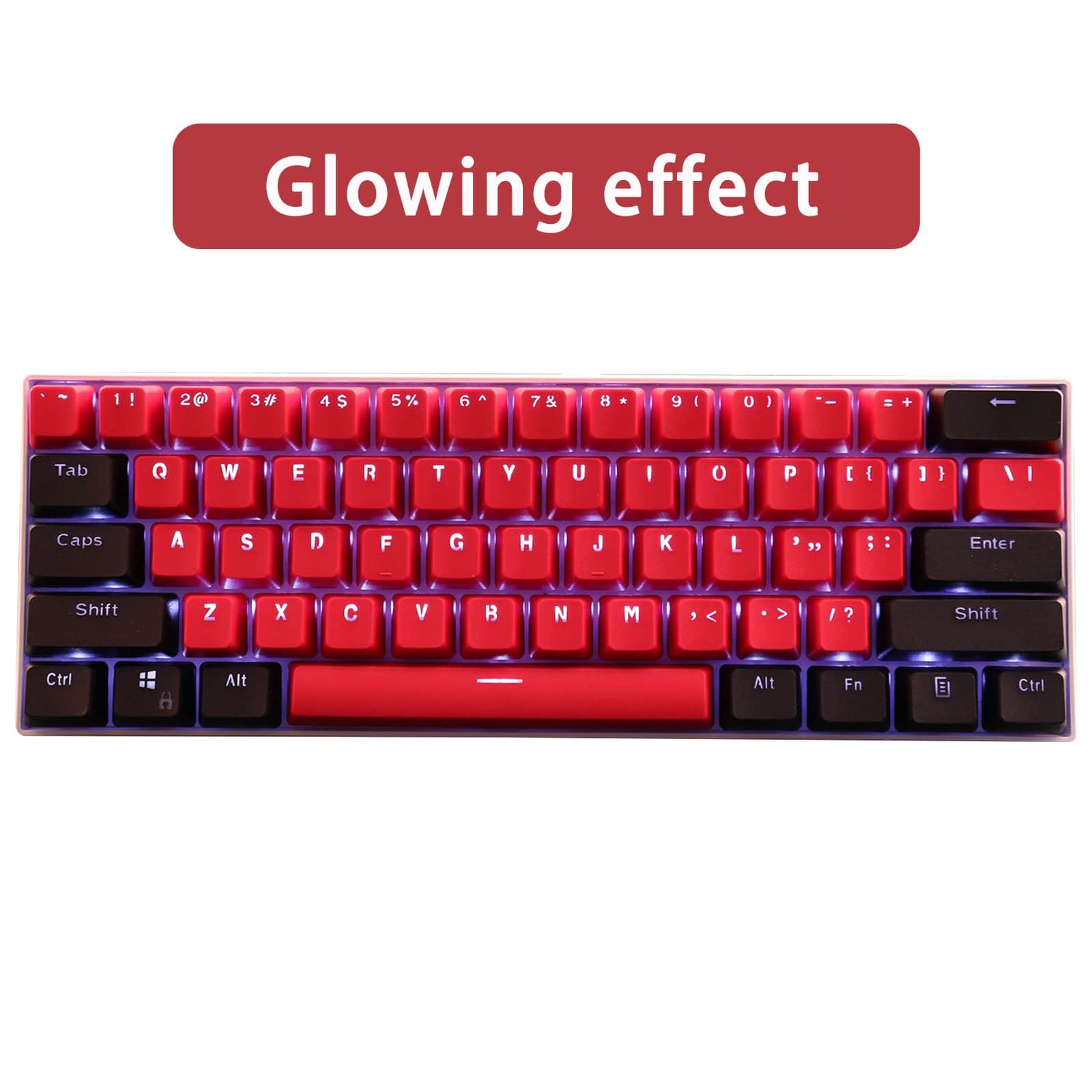 Keycaps Backlight for US Layout Mechanical Keyboard - Diykeycap