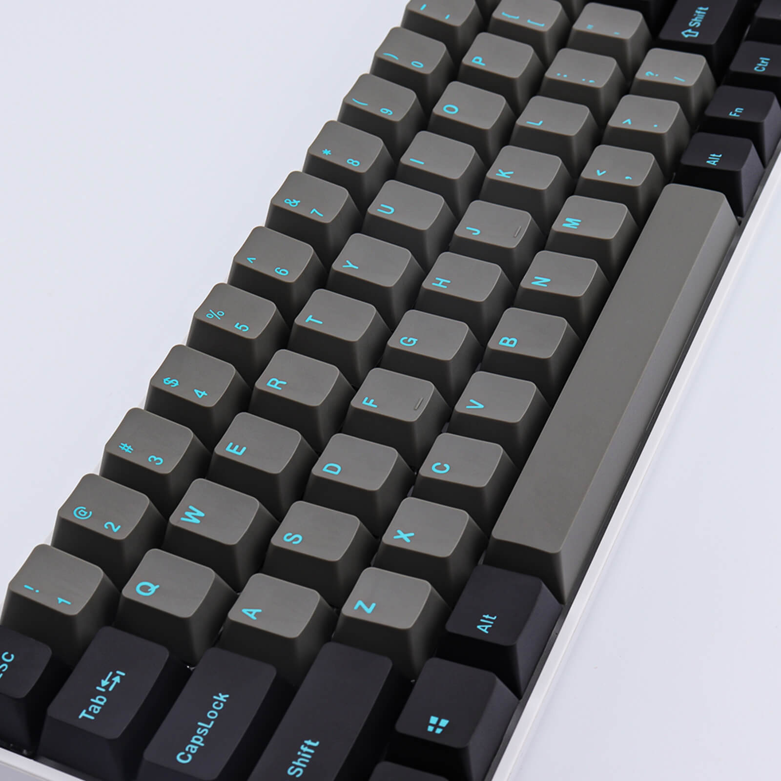 Graphite Cyan keycaps - Diykeycap