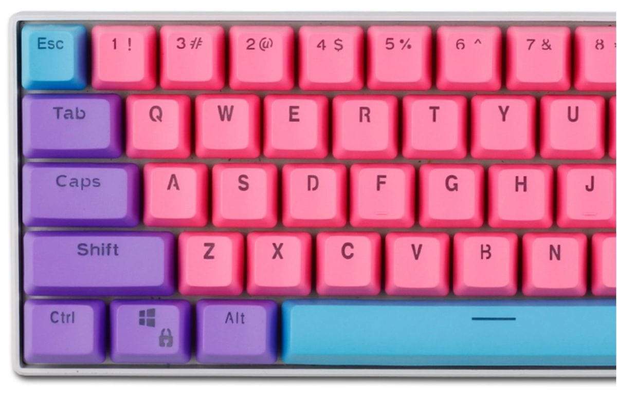 Pink purple keycaps - Diykeycap