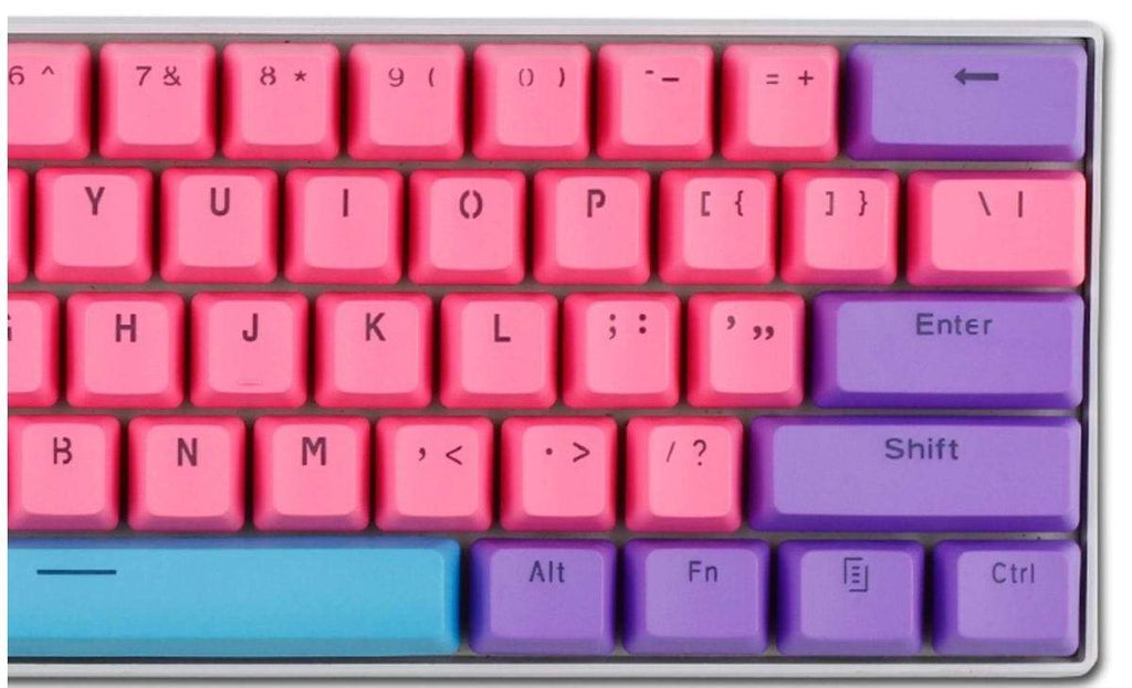 Pink purple keycaps - Diykeycap