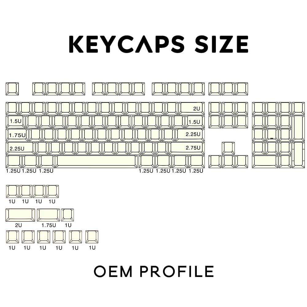 OEM Profile Japanese Fall Love Keycaps For Mechanical Keyboard | Diykeycap