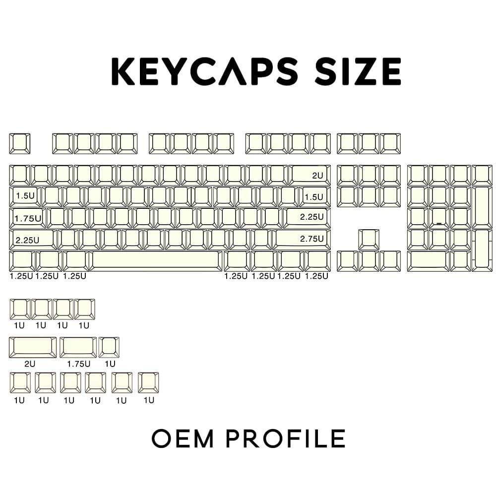 OEM Profile Japanese Fall Love Keycaps For Mechanical Keyboard - Diykeycap