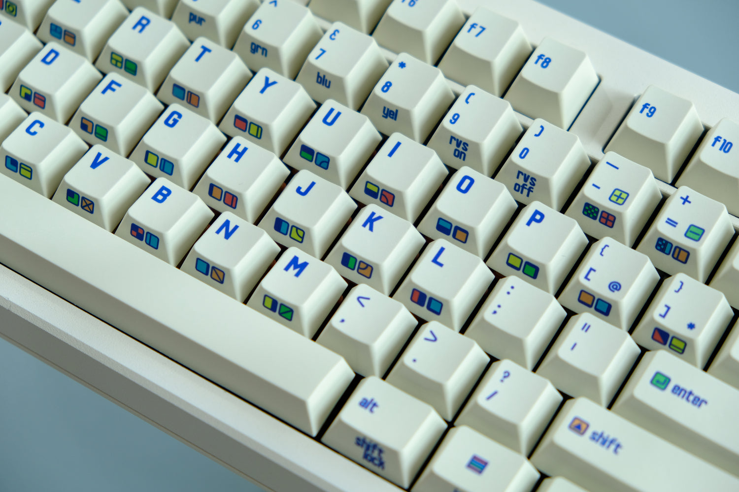 C64 DYE-SUBBED PBT KEYCAP SET - Diykeycap