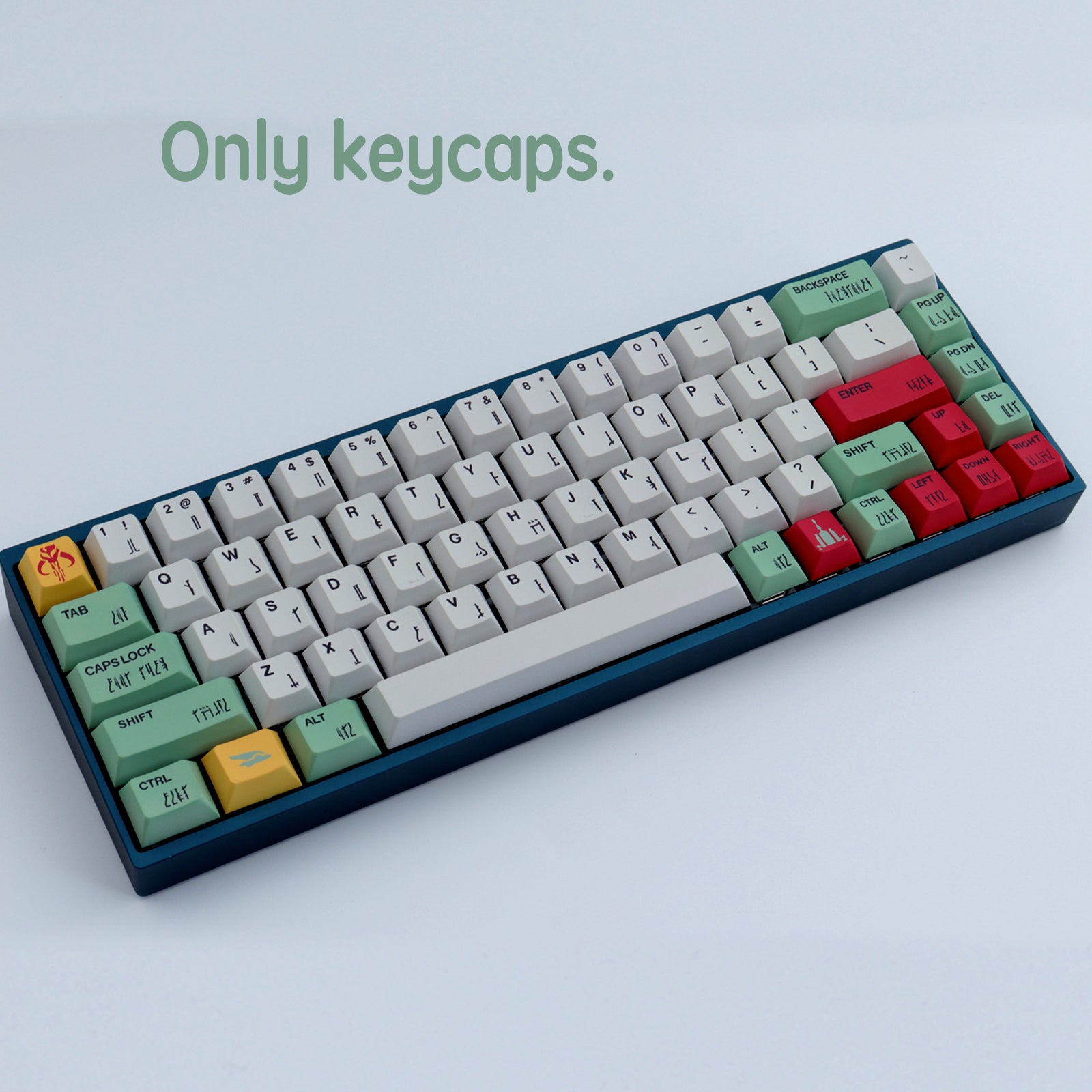 Boba Fett keycaps 167 Keys PBT Dye-SUB - Diykeycap