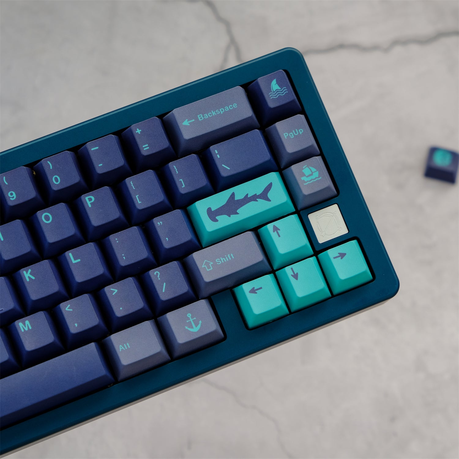 129 Keys PBT Dye-SUB Hammerhead Keycaps - Diykeycap