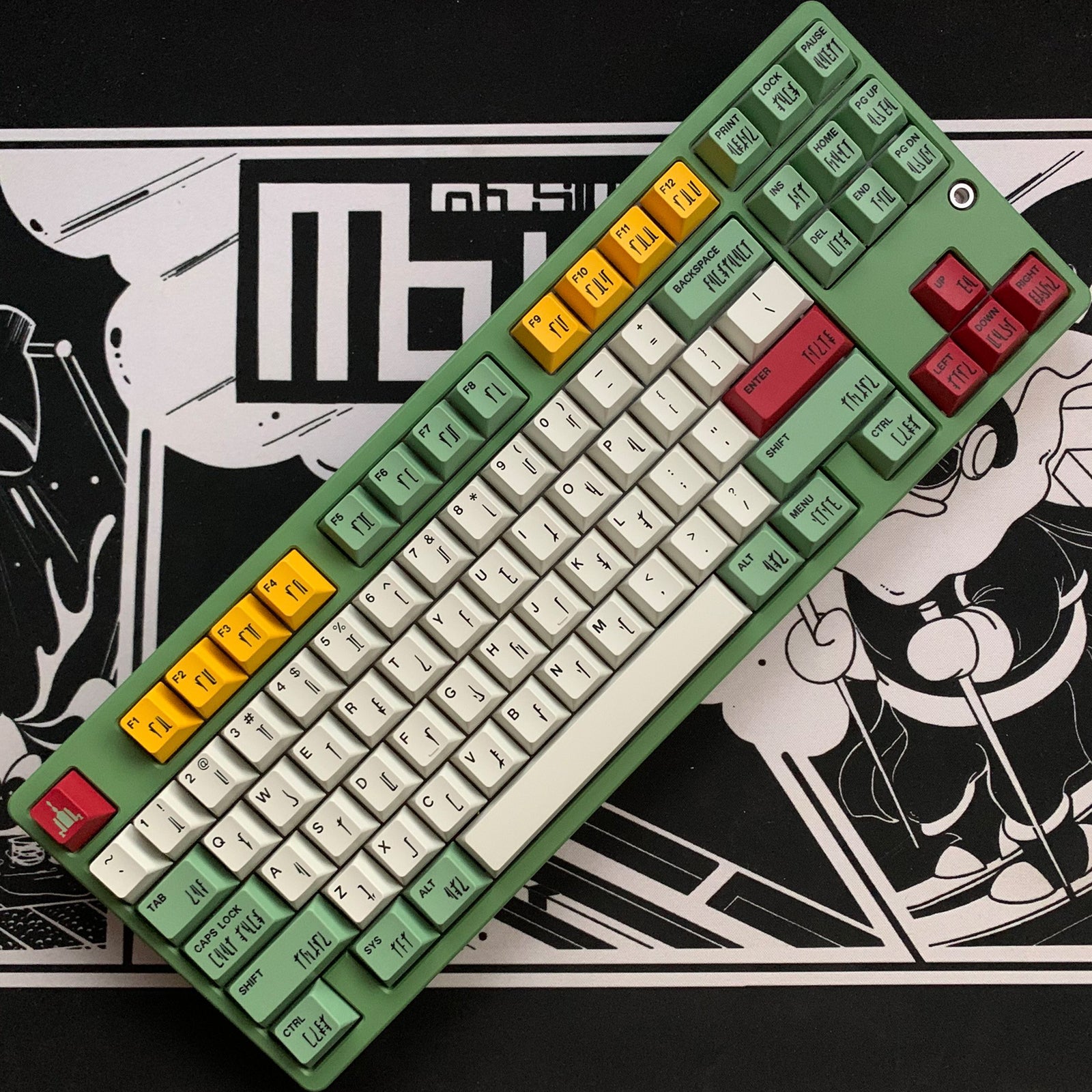 Boba Fett keycaps 167 Keys PBT Dye-SUB - Diykeycap