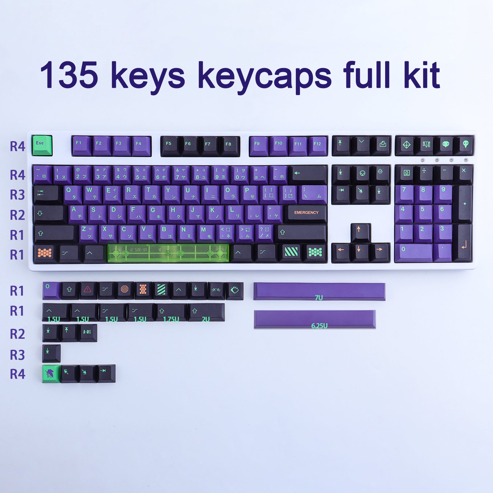 EVA Mecha Keycaps | Diykeycap