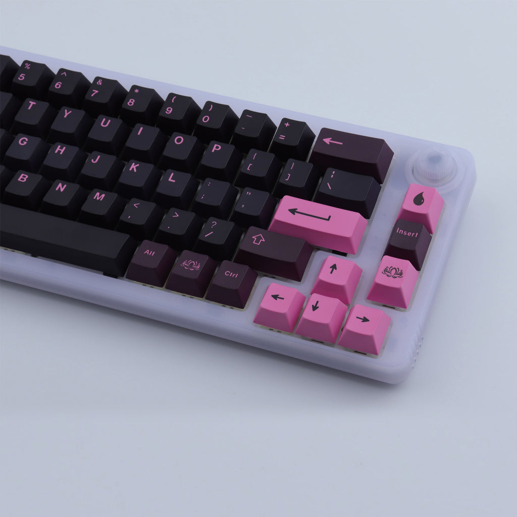 Pink Lotus keycaps - Diykeycap