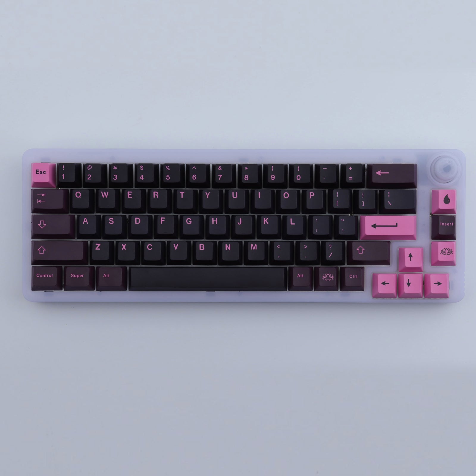 Pink Lotus keycaps - Diykeycap