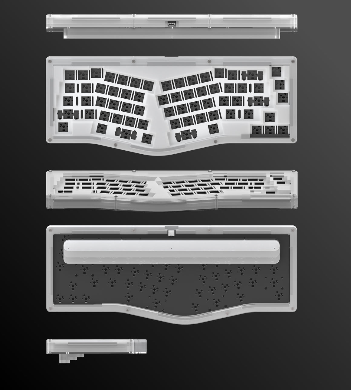 DKCAlice 66 Hot Swap Mechanical Keyboard Kit - Diykeycap