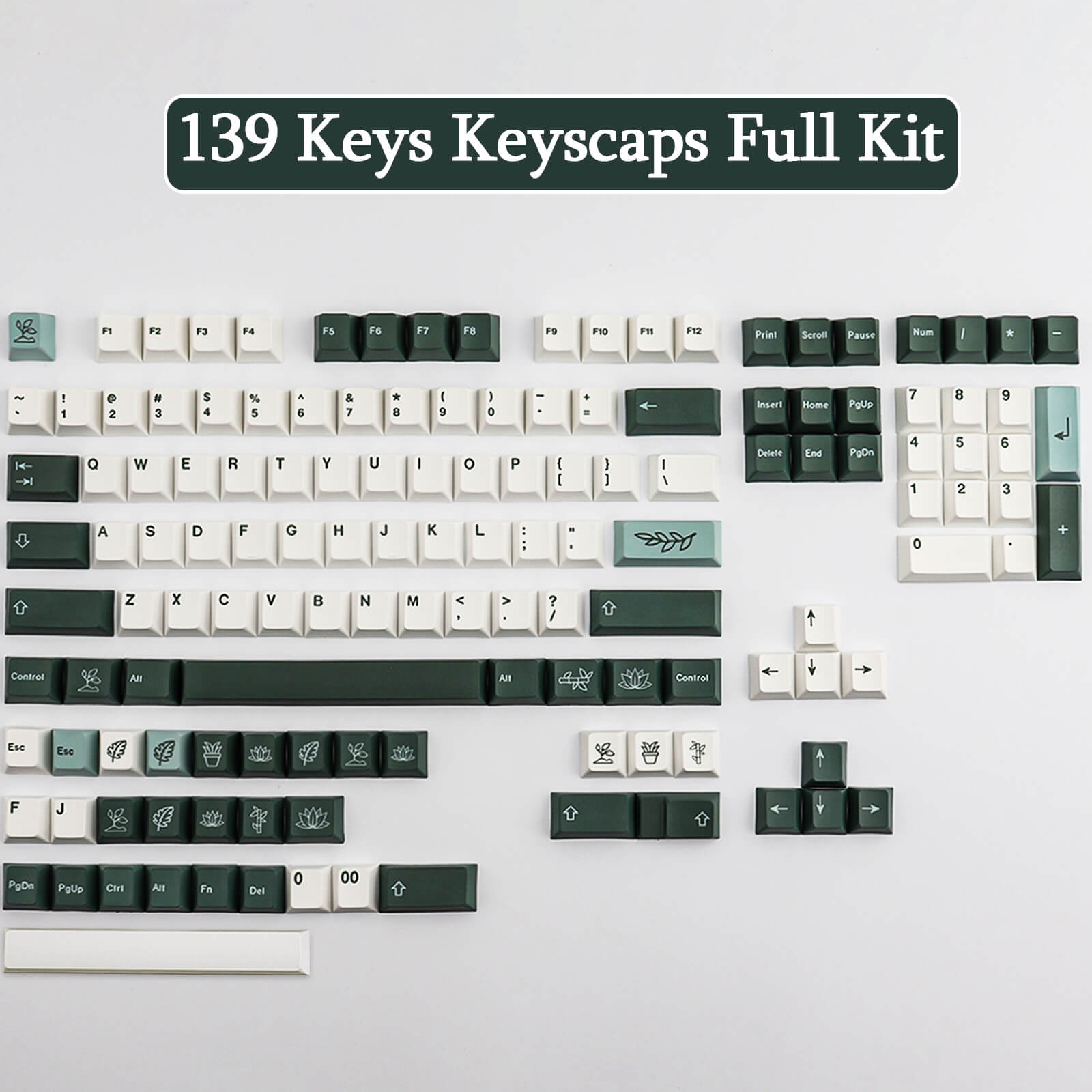 Botanical Keycaps Set - Diykeycap